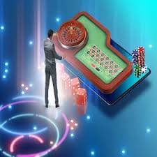 NetEnt live blackjack table on mobile phone screen showing dealer and betting interface